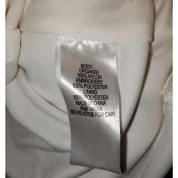 Donna Ricco size 12 mint organza green dress - Picture 4 of 4